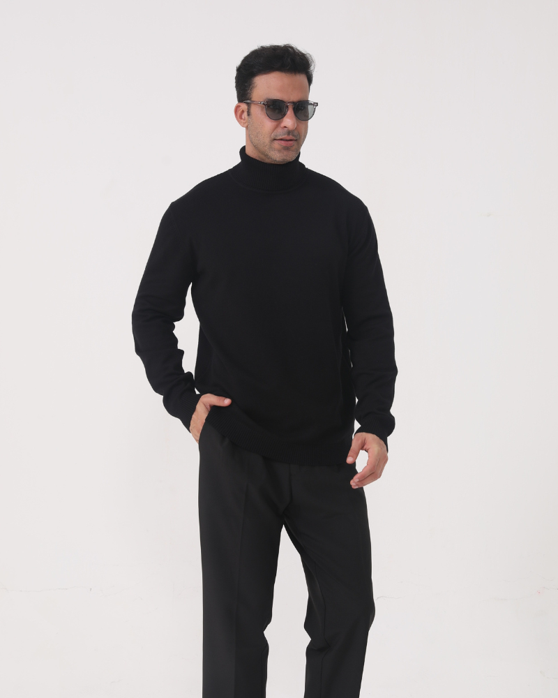 Gstaad Merinowolle Rollkragenpullover