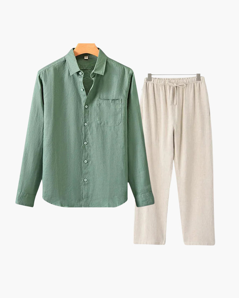 Leinen Combo (Langarmshirt)