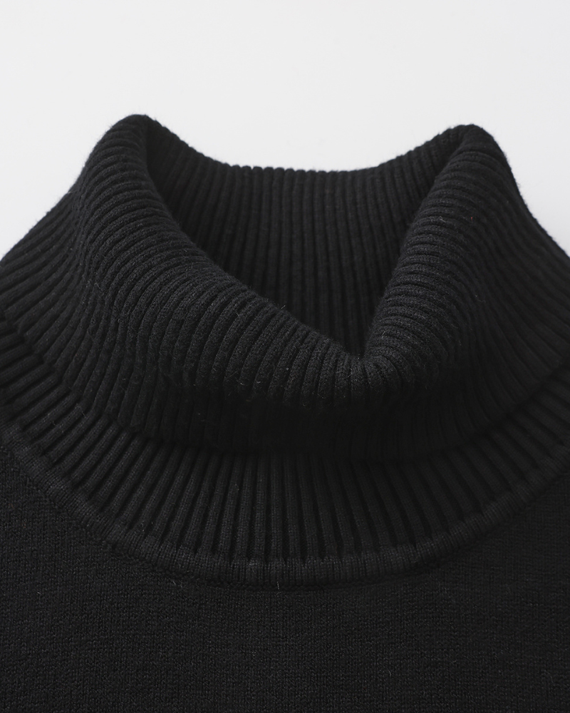Gstaad Merinowolle Rollkragenpullover