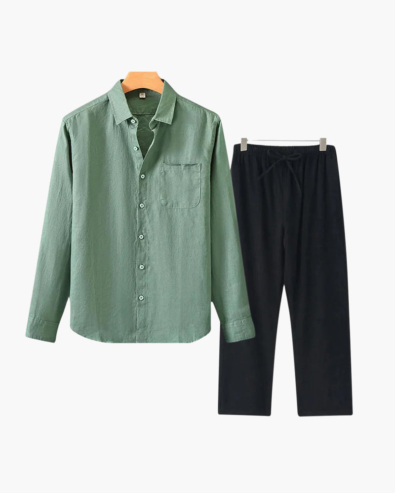 Leinen Combo (Langarmshirt)