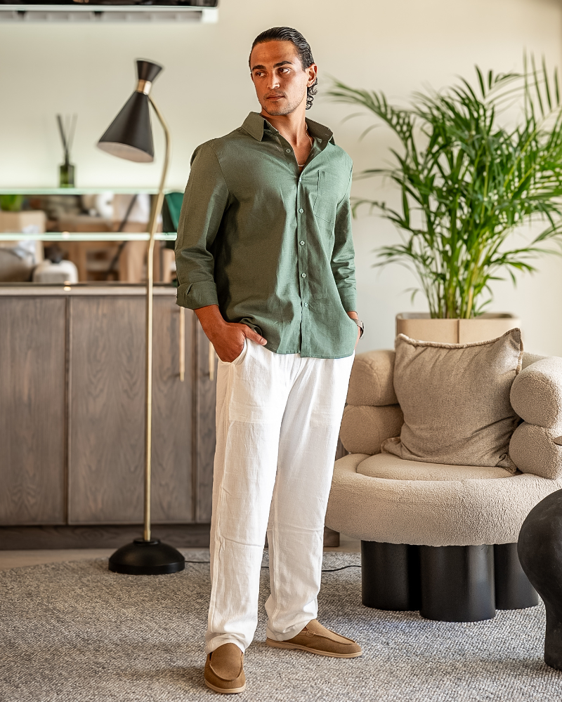 Leinen Combo (Langarmshirt)