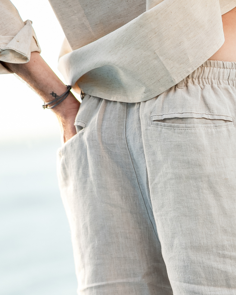 Casablanca - Premium Leinen Shorts