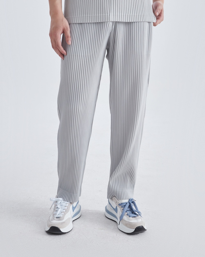 Rippengestrickte Baumwollhose