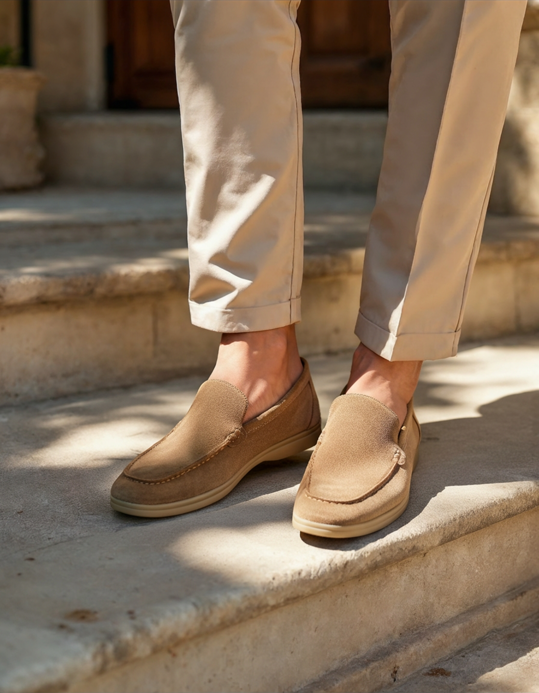 Premium Wildleder Slipper